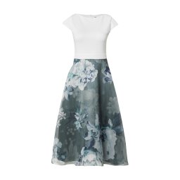 SWING Rochie de cocktail verde mentă / verde închis / alb
