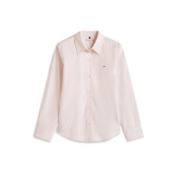 TOMMY HILFIGER Bluză 'Ess' bleumarin / roz pastel / roșu / alb