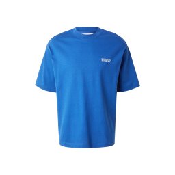 SELECTED Tricou 'SLHNORMAN ' albastru regal / alb