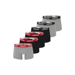 LEVI'S ® Boxeri gri deschis / roșu / negru / alb