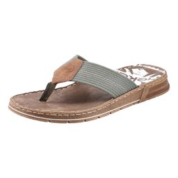 Rieker Flip-flops maro / verde pin