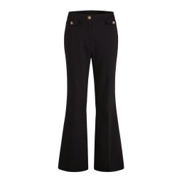 Morgan Pantaloni cu dungă negru