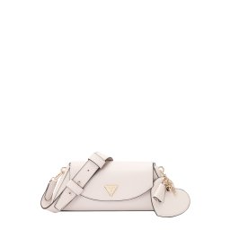 GUESS Geantă de umăr 'BOLENA FLAP SHOULDER BAG' gri piatră