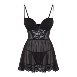 Trendyol Lenjerie sexy 'Babydoll' negru