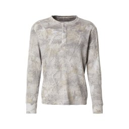HOLLISTER Tricou bej / gri / alb