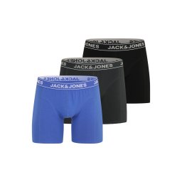 Jack & Jones Plus Boxeri 'JACBLACK FRIDAY' albastru regal / verde închis / negru / alb