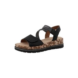 TOM TAILOR Sandale negru / alb
