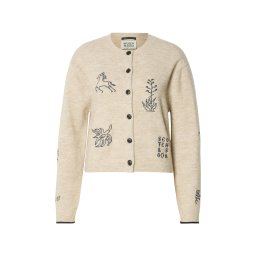 SCOTCH & SODA Geacă tricotată bej / negru