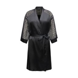 TRIUMPH Halat pentru dimineață 'A Weekend To Remember' negru