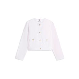 TOMMY HILFIGER Geacă de primăvară-toamnă alb