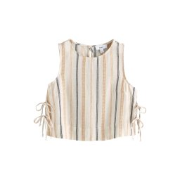 Next Top fildeş / albastru pastel / galben deschis