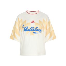 ADIDAS SPORTSWEAR Tricou funcțional 'HOUSE OF TIRO X COMMON GOAL' albastru / galben deschis / roșu / alb murdar