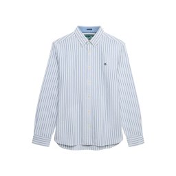 Superdry & Co Cămașă albastru marin / alb