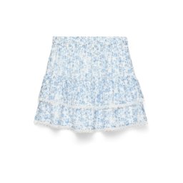 VERO MODA Fustă 'VMBliss' albastru deschis / alb