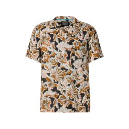 SCOTCH & SODA Cămașă ecru / maro pueblo / portocaliu caisă / negru