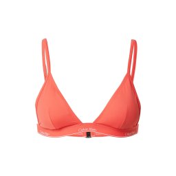 Calvin Klein Swimwear Sutien costum de baie portocaliu somon / alb