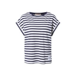 Smith&Soul Tricou supradimensional albastru noapte / alb