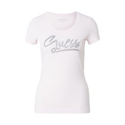 GUESS Tricou roz / argintiu