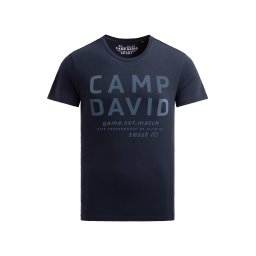 CAMP DAVID Tricou albastru marin