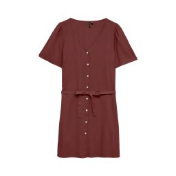 VERO MODA Rochie tip bluză 'VMMYMILO' roșu vin