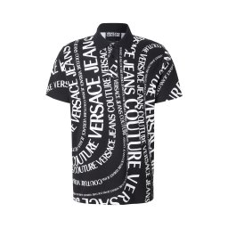 Versace Jeans Couture Tricou negru / alb