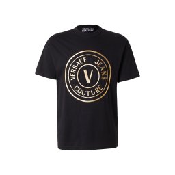 Versace Jeans Couture Tricou auriu / negru