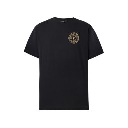 Versace Jeans Couture Tricou galben auriu / negru