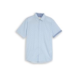 TOM TAILOR Cămașă albastru deschis / negru