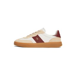 TOMMY HILFIGER Sneaker low 'Premium Heritage' bej / roșu / alb