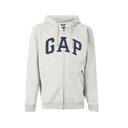 GAP Hanorac albastru închis / gri amestecat / alb