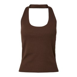 PIECES Top 'PCMay' maro închis