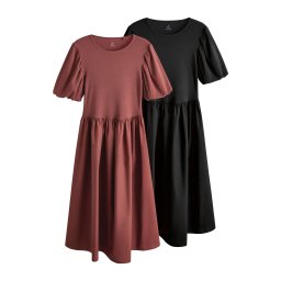 The Set Rochie castaniu / negru