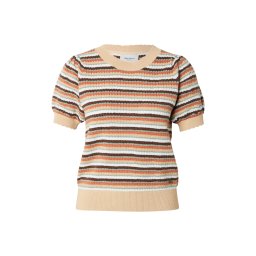 Pepe Jeans Pulover 'Kamia' bej / maro închis / verde pastel / alb
