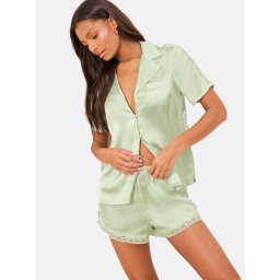 Lipsy Pantaloni scurți verde pastel