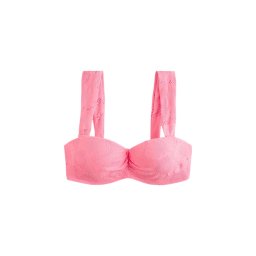 Next Sutien costum de baie roz pal