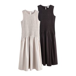 The Set Rochie bej deschis / maro închis