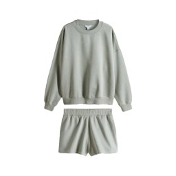 The Set Costum cu pantaloni verde deschis