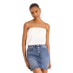 Lipsy Fustă albastru denim