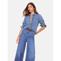 Lipsy Bluză albastru denim
