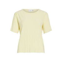 VILA Top 'VIPLISA' galben pastel
