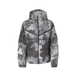 Nike Sportswear Geacă de primăvară-toamnă albastru fumuriu / gri / negru