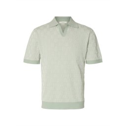 SELECTED Pulover 'SLHMILAS' verde pastel / alb
