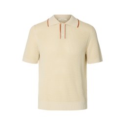 SELECTED Pulover 'SLHJESSE' crem / portocaliu închis