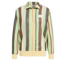 ADIDAS ORIGINALS Geacă tricotată 'Firebird' maro / galben deschis / gri grafit / verde deschis