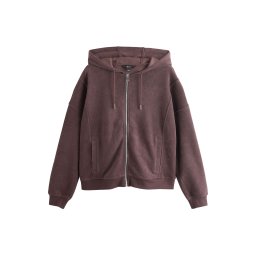 Next Jachetă fleece ciocolatiu
