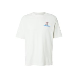 Abercrombie & Fitch Tricou azur / verde închis / roșu vin / alb