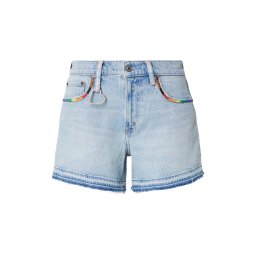 Abercrombie & Fitch Jeans 'CLASSIC PRIDE' albastru denim / sepie / galben / roșu cireș