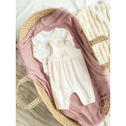 Cool Club Set 'WINNIE THE POOH' portocaliu pastel / alb