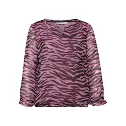 STREET ONE Bluză mov închis / roz / roz pal