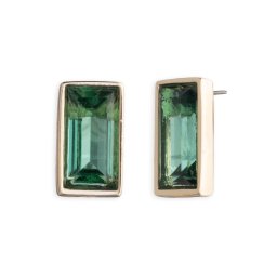 Lauren Ralph Lauren Cercei auriu / verde smarald